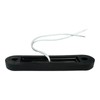 MelTruck LED Marker Light White Smoke Dark Tinted Flat Round