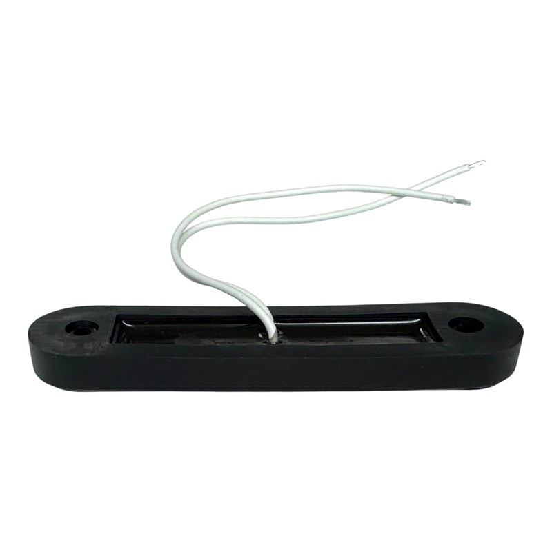 MelTruck LED Marker Light White Smoke Dark Tinted Flat Round