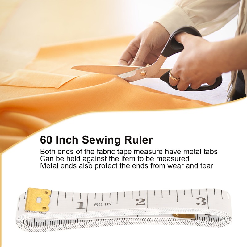 50pcs 60 Inch Soft Tape Measure Body Sewing Flexible Ruler