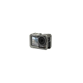 Tilta Full Camera Cage Compatible with DJI Osmo Action 3 | Dual-Sided Quick Release Design | Cold Shoe Receiver | TA-T40-FCC (Titanium Gray)