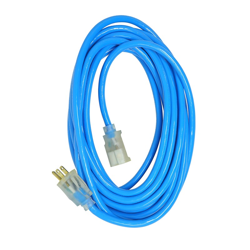 Southwire Coldflex 12/3 Heavy-Duty Extension Cord, 25Ft, Cold Weather Cord,
