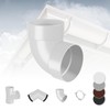 RainWay 130 Gutter System Plastic (PVC), 130 mm Selection of