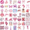 100PCS Granddaughter Stickers,Coastal Granddaughter Vibes Sticker Western Beachy Pink and