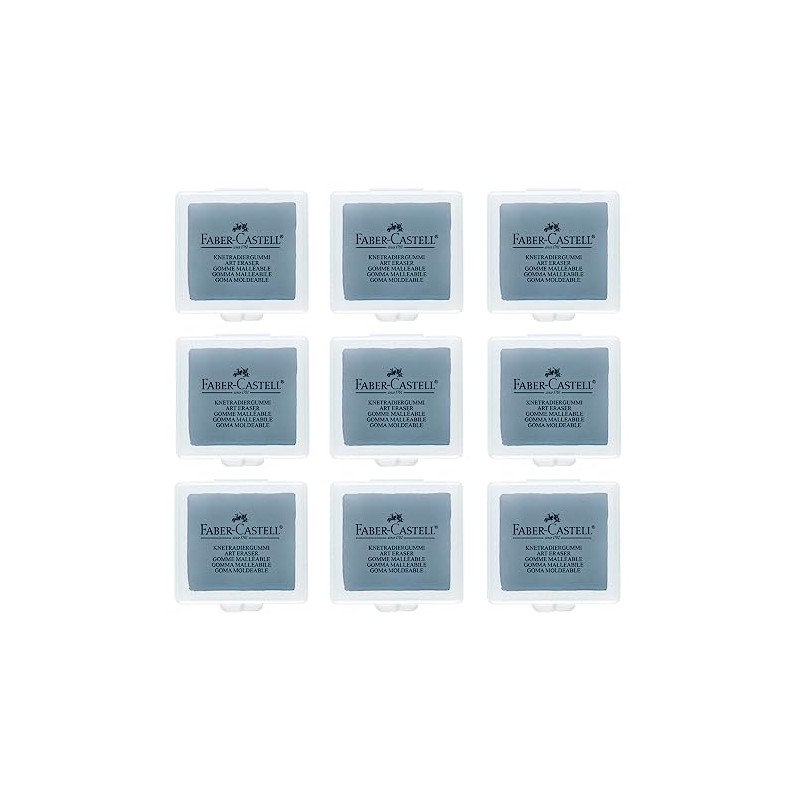 Faber-Castell Art Eraser 205051 Plastering Eraser 127220 Grey Pack of