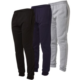 Ultra Performance 3 Pack Boys Sweatpants Kids Clothes Active Soft Fleece Joggers for Boys Size 8-20