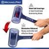 MichaelPro 3.3lb Dead Blow Hammer, Shockproof, Powerful Hammering Blows, No