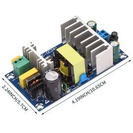 IsMwav AC 110V 220V to DC 24V 6A AC-DC Switching Power Supply Board Module Buck Converter 100W XK-2412-24 DC Power Supply