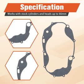 labwork Engine Gasket Set with Oil Seals Kit Gasket Kits Replacement for Yamaha Banshee 350 YFZ350 1987-2006