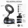 Magnetic Phone Holder for Car & Desk – Foldable 360°