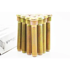 Project Innovation 71mm Total Length Long Extended Wheel Lug Studs Wheel Lug Bolts Compatible with Corolla m12x1.5x71 Year 1980-2021 1 Set 10pcs, Gold