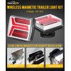 Partsam LED Wireless Trailer Lights Kit Magnetic Towing Tail Lights