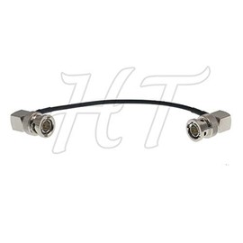 HangTon 2pack 3G HD SDI BNC Video Coaxial Cable for Teradek Atomos Portkeys Alexa DSMC2 Camera Monitor Transmitter, Right Angle BNC to Right Angle BNC 15cm