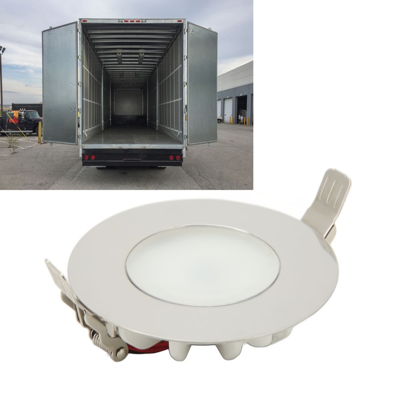 LED Cabin Light 12V‑24V Interior Dome Light Universal Fit for