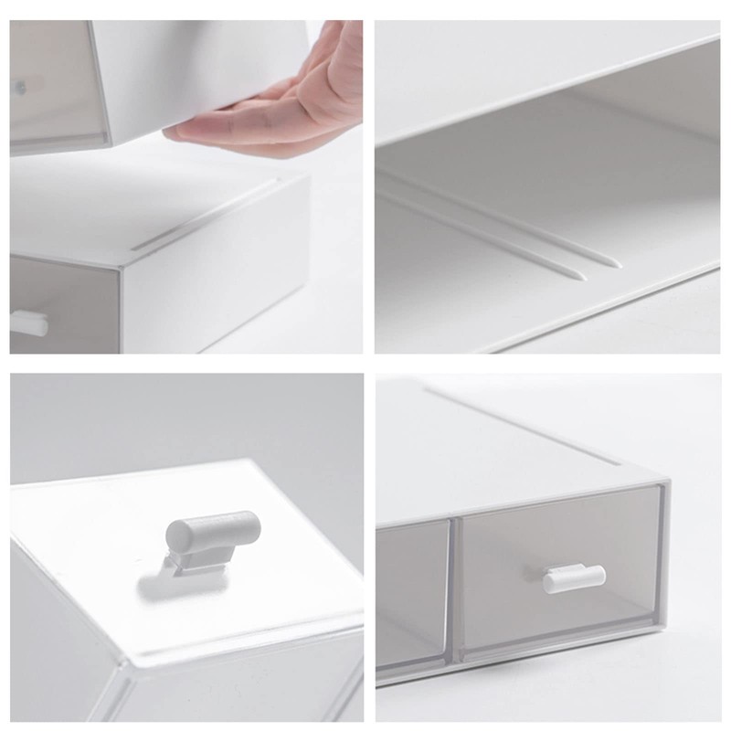 Desktop Organizer-Stackable Organizer Drawers, Desk Storage Perfect For Collection Small
