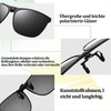 TownTop Pack of 3 Clip-On Sunglasses, UV400, Polarised, Anti-Glare, Perfect