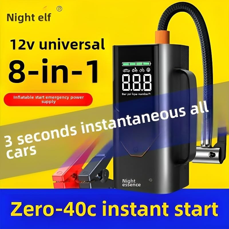 Night Essence 10000A Car Battery Jump Starter(for All Gas or