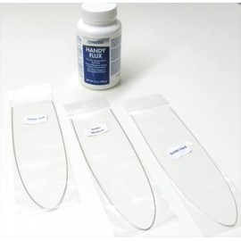 JTS Jewelry Soldering Kit Handy Flux Jewelers Silver Solder Wires - Soft/Medium/Hard