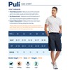 PULI Mens Golf Hiking Shorts Lightweight Casual Dress 12" Inseam