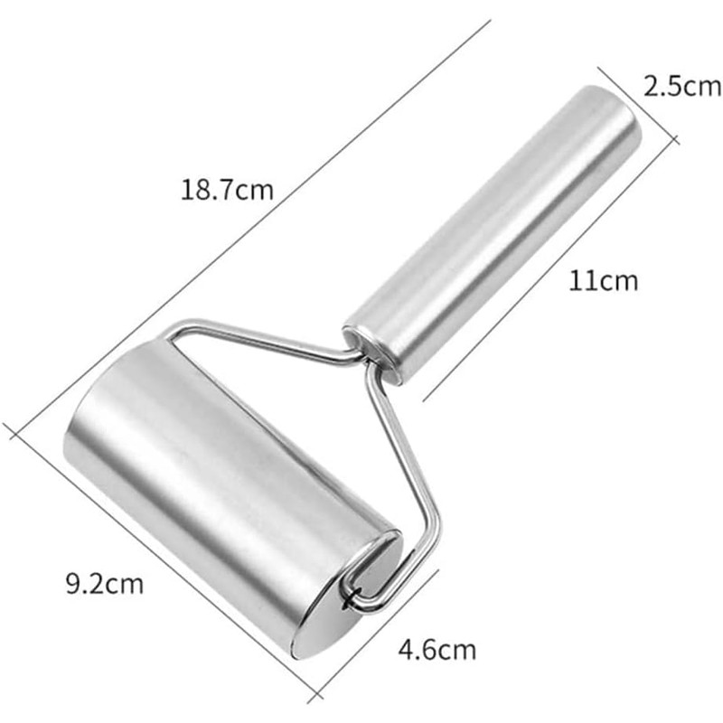 Heyumybit Rolling Pins for Baking,Non Stick Stainless Steel Handle Rolling