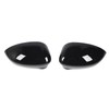 2 Pcs Door Side Rearview Mirror Cover Cap Left Right