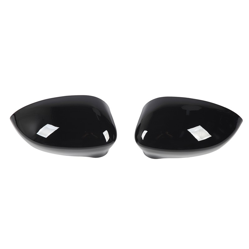 2 Pcs Door Side Rearview Mirror Cover Cap Left Right