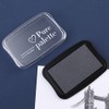 Black Eyelash Stamps Tool, False Eyelashes Silicone, L+R Double Sided