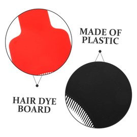FOMIYES 2pcs Hair Dye Boards Professional Hair Coloring Tool for Salons Highlighting Plates for Easy Application