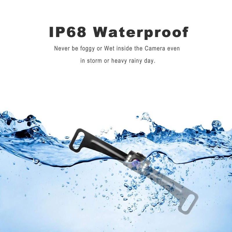 GLK Car Rear View Backup Camera HD License Plate Backup