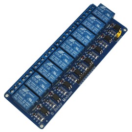 GTIWUNG 8 Channel 12V Relay Module with Optocoupler for Raspberry Pi Arduino, Blue