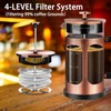 YMMIND French Press Coffee Maker (34oz 1Quart 5-6Cup) Coffee Press,
