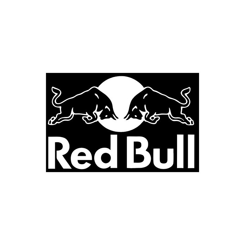 Redbull Logo (White)