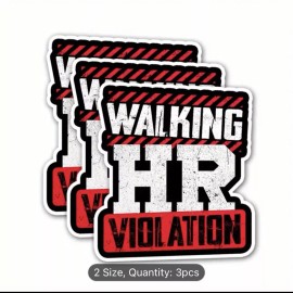 Unbranded 3 Pcs Funny Hard Hat Stickers Construction Electrician Helmet Tool Box Decals