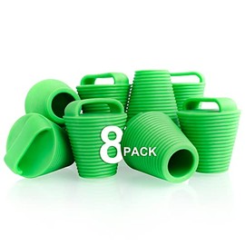 CANALHOUT 8 Pieces Kayak Scupper Plugs Kit TPE Scupper Plugs Drain Holes Stopper Bung with Handle