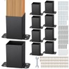 VEVOR 4x4 Post Bracket, 10PC Post Base Brackets, Inner Size