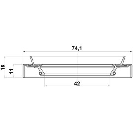 Differential-Ritzel-Dichtung hinten 42X74.1X11X16 FEBEST 95HDY-44741116R OEM 90311-44