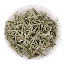 Bacilio Fuding White Tea Silver Needle, Top Class, White Tea, Made in Fujian Province, Better Class White Tea Buds (Rich in Strong Antioxidants), Triangle Bag, Tea Bag Country of Origin: Shipping