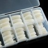 Half Cover Acrylic False Nail Tips, 500PCS Fake Nail Shape