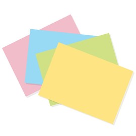 Nagatoya Shoten 0503241 Color Paper, 4 Colors Included, Na-3241 A4 Medium Thickness, 100 Sheets, Standard Color, 4 Colors Included