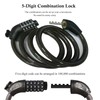 Bike Cable Lock with 5 Digit Code with 47inch Bike