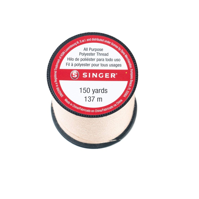 SINGER SINGER 60309 All Purpose Polyester Thread, 150-Yard, Camel