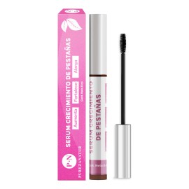 Pureza Natur Suero Alargador Y Reparador De Pestañas Eyelash Growth | Serum Con Aplicador Tratamiento Para Fortalecer Y Crecer Pestañas 3d Lash Con Ácido Hialurónico, Niacinamida, Biotina 8ml