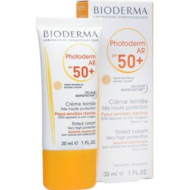 BIODERMA PHOTODERM AR SPF50 TINTED CREAM FOR SENSITIVE REACTIVE SKIN. ANTI- REDNESS& SOOTHING 30ML