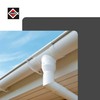 INEFA Rain Pipe Elbow 45 Degrees for Downpipe, PVC DN50