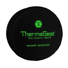 Northeast Products ThermaSeat Infusion Bucket Lid Spin Seat, Black, 3"