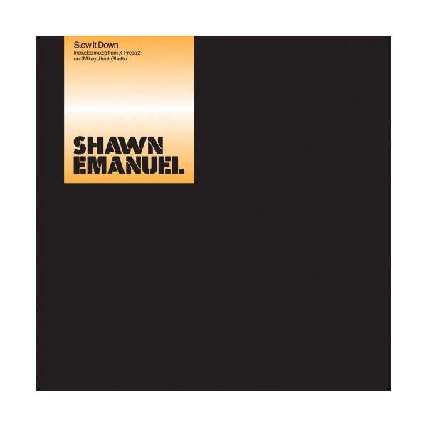 Slow It Down [12" VINYL] by Shawn Emanuel [Vinyl]