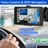 7" HD Apple CarPlay & Android Auto Screen for Car