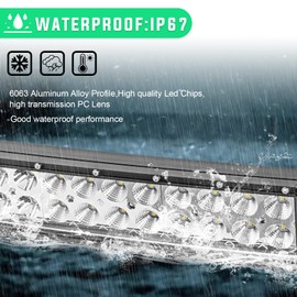 52 inch 288W Offroad Curved LED Light Bar Spot/Flood Combo Beam & Upper Roof Windshield Mount Brackets w/Wiring Kit Compatible with Can Am Maverick X3 and X3 Max 2017-2024 all Models