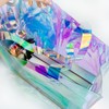 TotePrint Holographic Clear PVC Tote Bag - Reusable Hologram Shopping