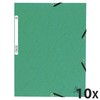 Exacompta 55303E Pack of 10 Portfolders Made of Extra Strong