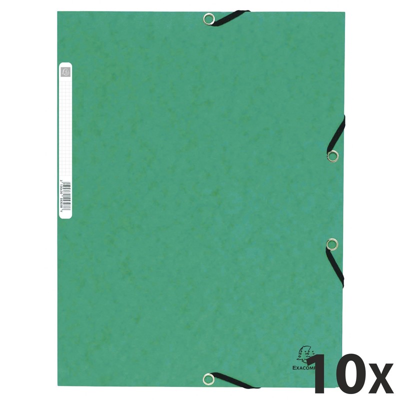 Exacompta 55303E Pack of 10 Portfolders Made of Extra Strong